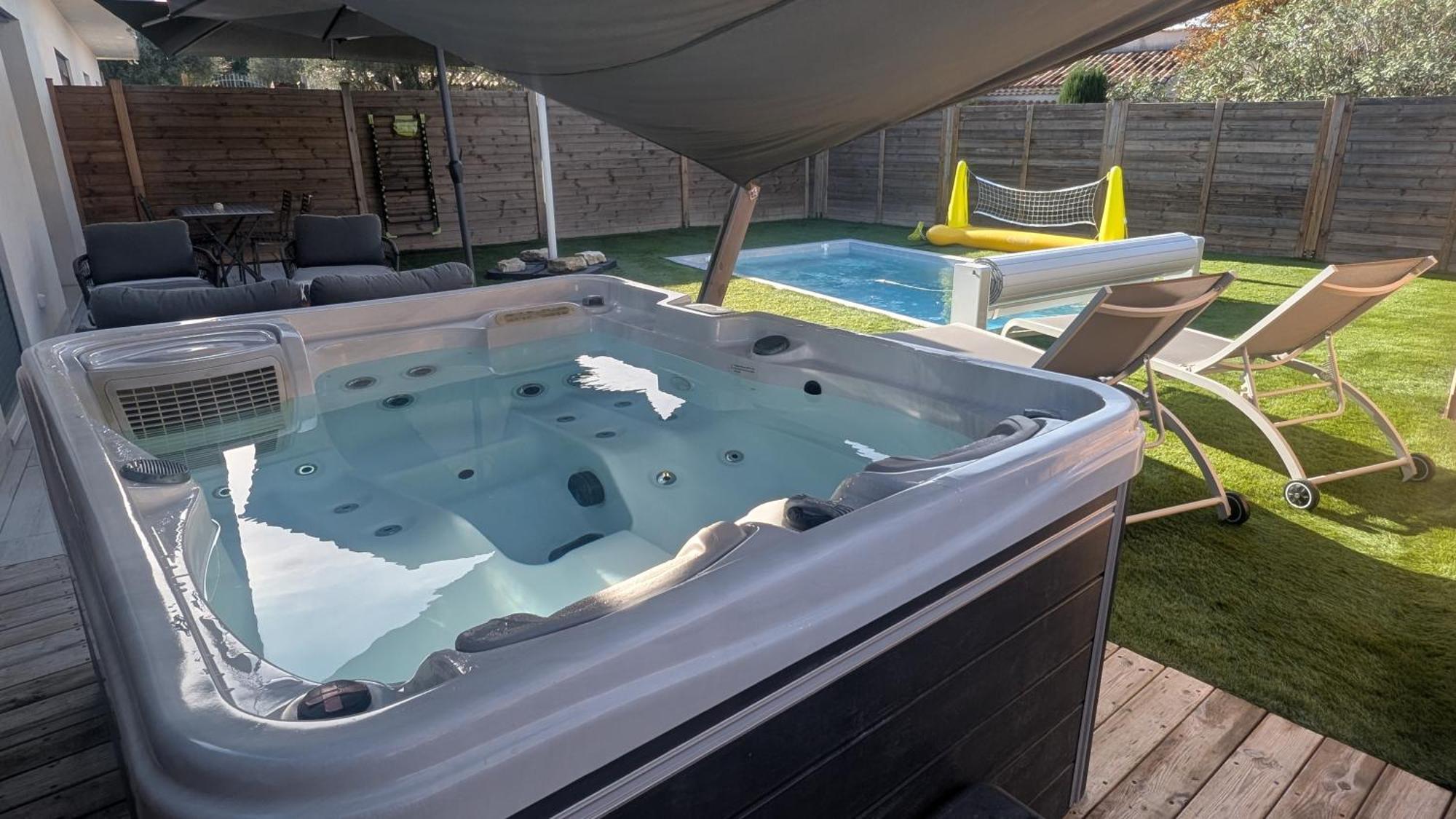 Appartement Luxe Avec Piscine Chauffee & Jacuzzi Prive - Cote D'Azur Roquefort-les-Pins Exteriör bild